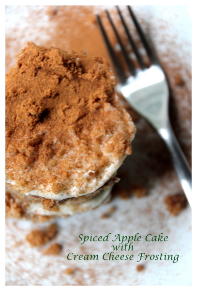 Apple Spice Cake with Cream Cheese Frosting